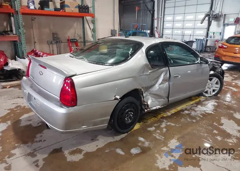 2006 Chevrolet Monte Carlo Lt from USA, damaged, VIN 2G1WK151069228700